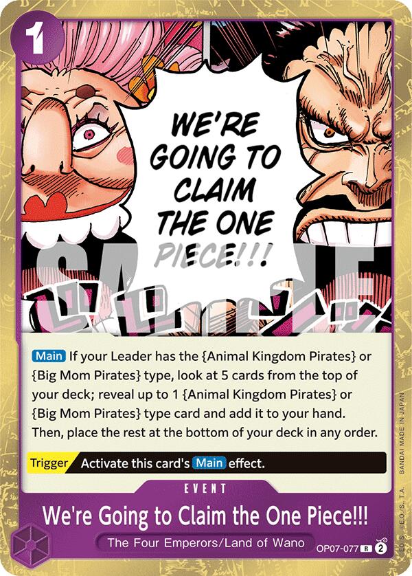We're Going to Claim the One Piece!!! [500 Years in the Future] 
