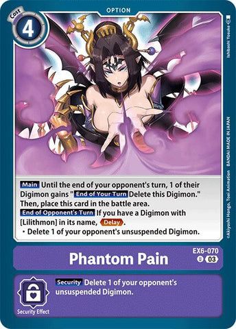 Phantom Pain [EX6-070] [Infernal Ascension] 