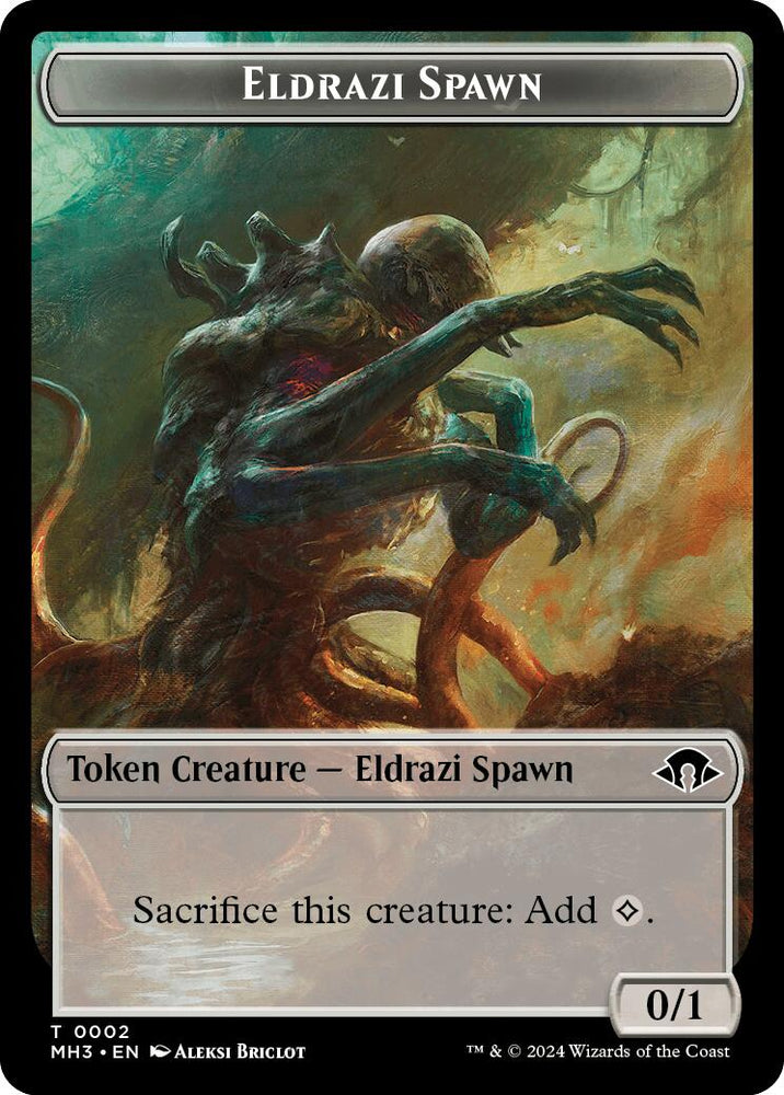 Eldrazi Spawn // Kraken Double-Sided Token