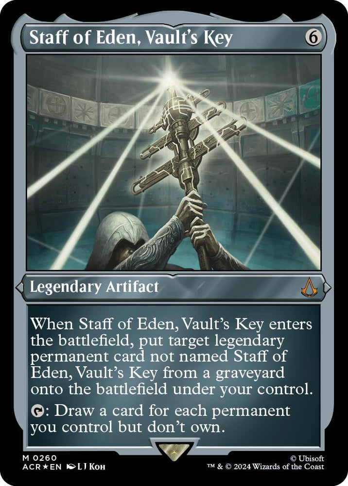 Staff of Eden, Vault's Key (Foil Etched)