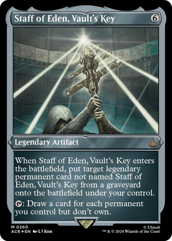 Staff of Eden, Vault's Key (Foil Etched)