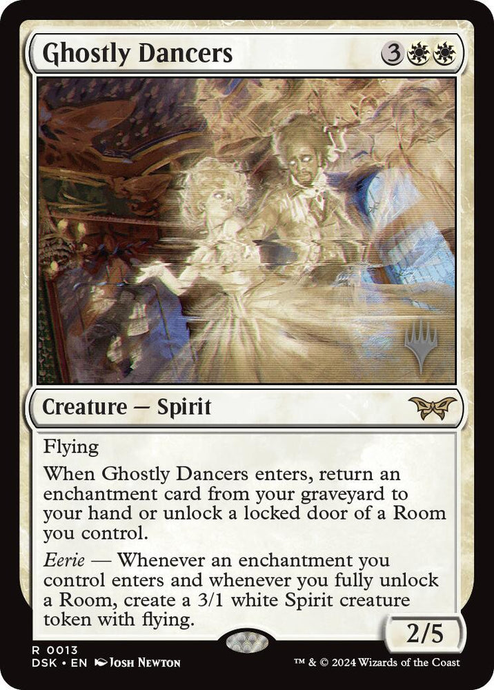Ghostly Dancers (Promo Pack) [Duskmourn: House of Horror Promos] 