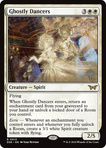 Ghostly Dancers (Promo Pack) [Duskmourn: House of Horror Promos] 