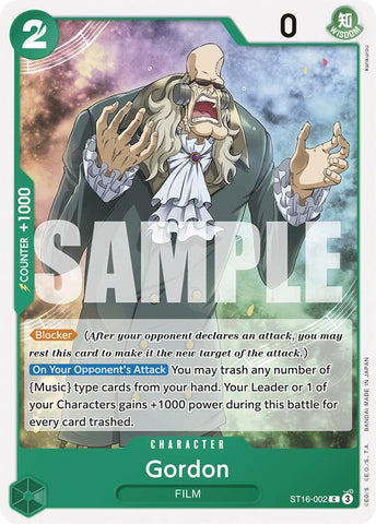 Gordon [Starter Deck: GREEN Uta] 