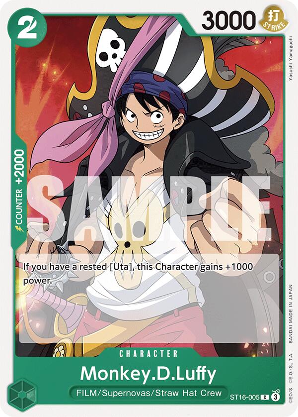 Monkey.D.Luffy [Starter Deck: GREEN Uta] 