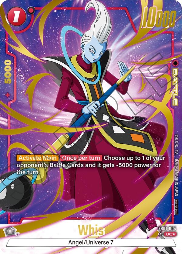 Whis (Championship Pack 03) [Fusion World Tournament Cards] 