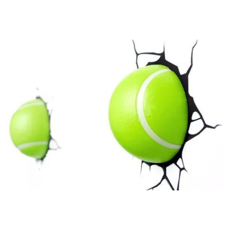 Lámpara Deco Light Mural 3D Pelotas de Tenis