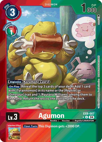 Agumon - EX8-007 (Limited Foil)