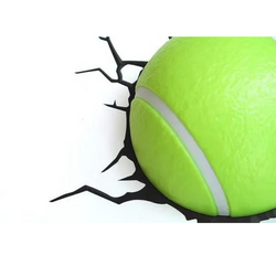 Lámpara Deco Light Mural 3D Pelotas de Tenis