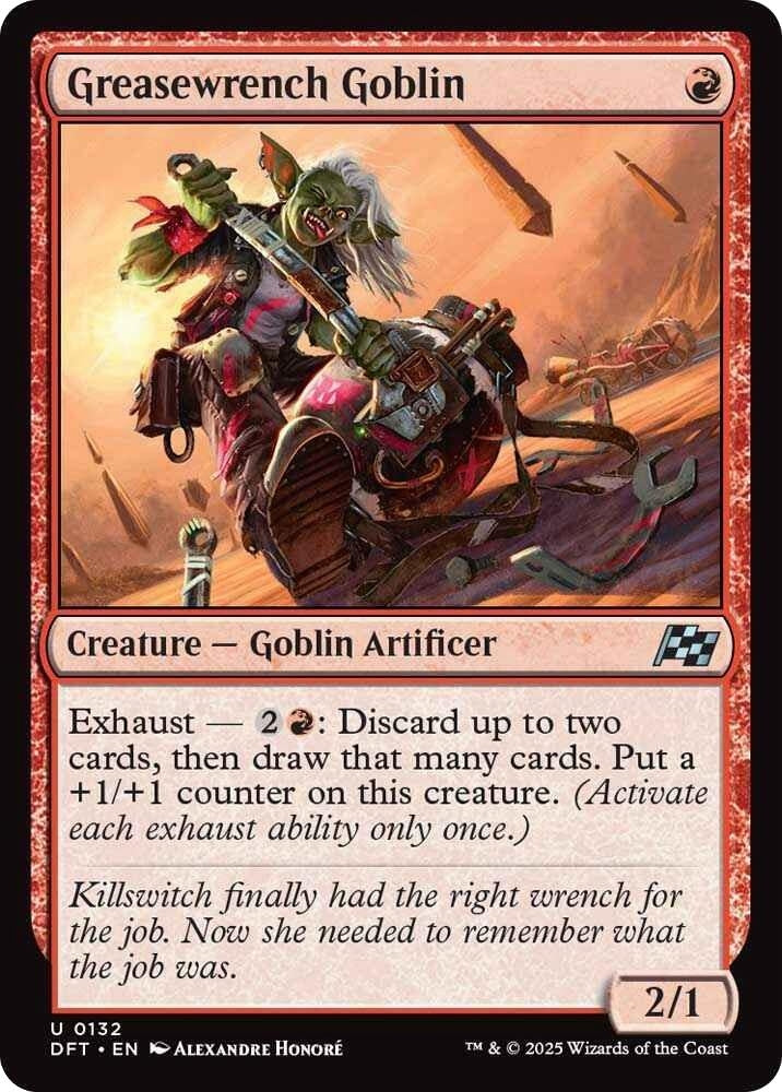 Image for Greasewrench Goblin (132) [DFT]