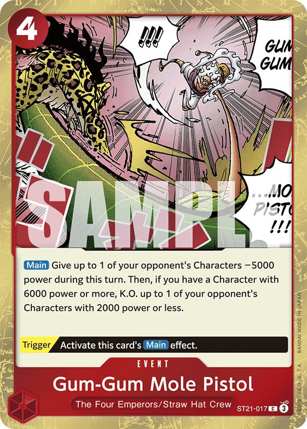 Gum-Gum Mole Pistol [Starter Deck EX: Gear 5] 