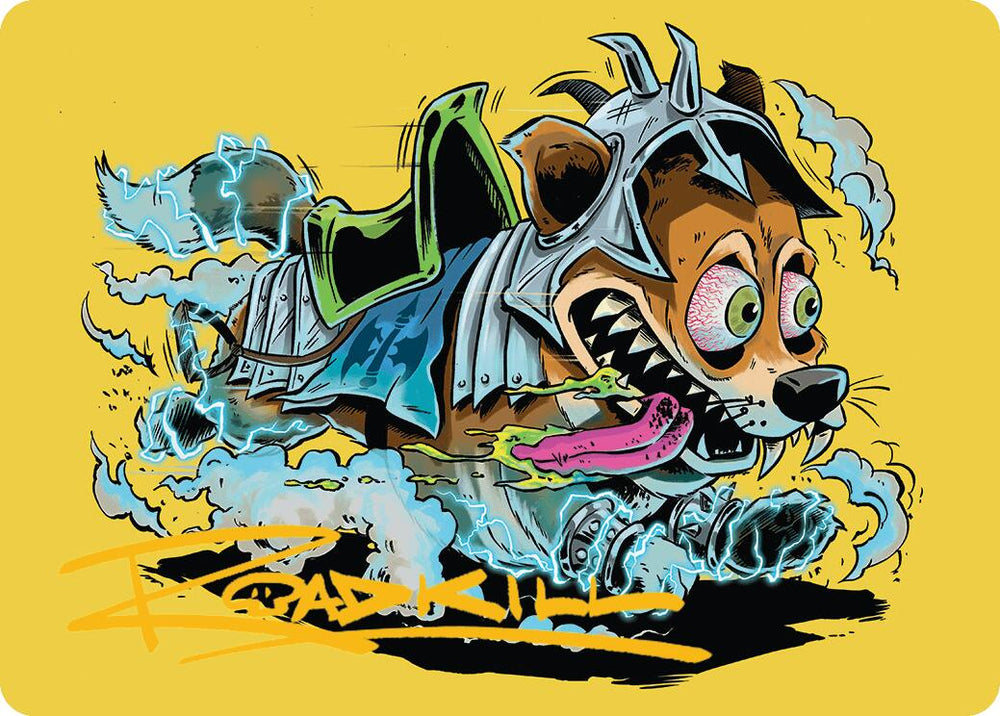 District Mascot Art Card (50/54) (Gold-Stamped Signature)