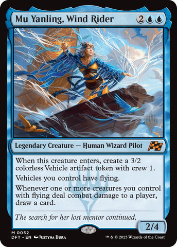 Mu Yanling, Wind Rider (Promo Pack) [Aetherdrift Promos] 
