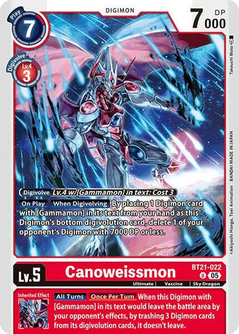 Canoweissmon [BT21-022] [World Convergence]