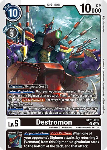 Destromon [BT21-060] [World Convergence]