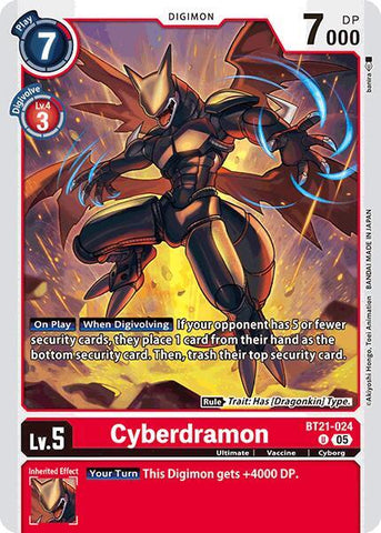 Cyberdramon [BT21-024] [World Convergence]