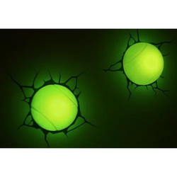 Lámpara Deco Light Mural 3D Pelotas de Tenis