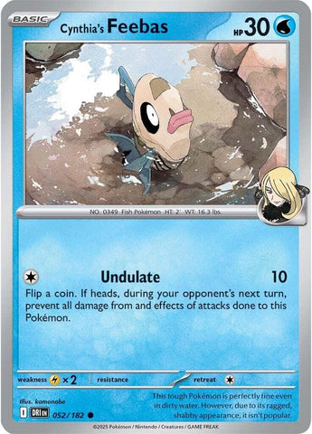 Cynthia's Feebas (052/182) [Scarlet & Violet: Destined Rivals]