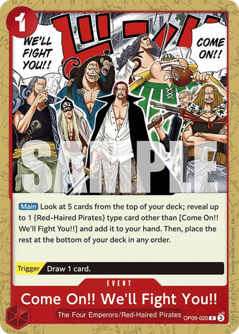 Come On!! We'll Fight You!! (Reprint)
