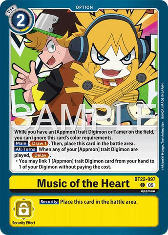 Music of the Heart [BT22-097] [Cyber Eden]
