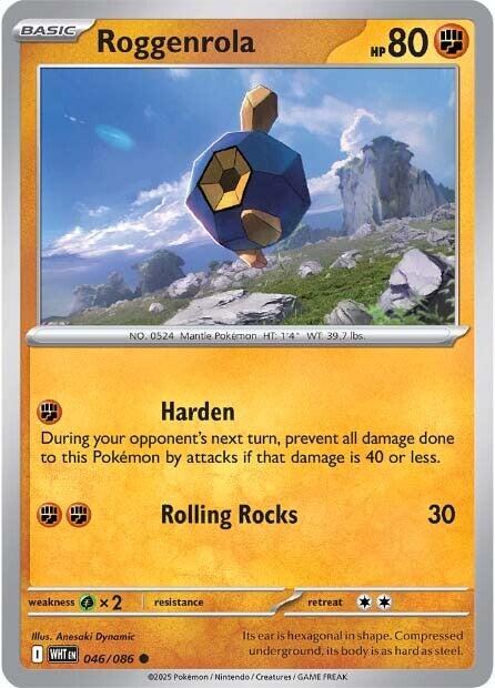 Roggenrola (046/086) [Scarlet &amp; Violet: White Flare] 