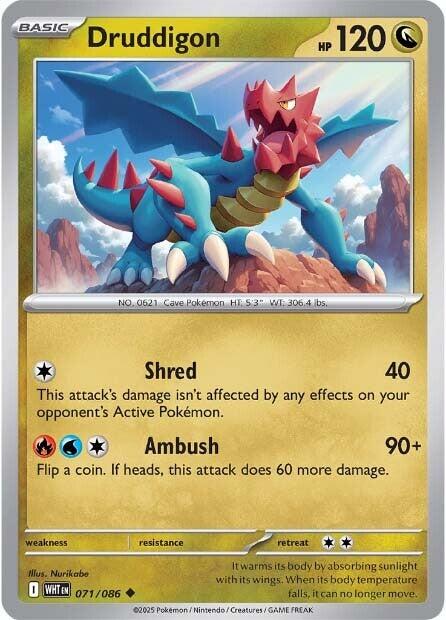 Druddigon (071/086) [Scarlet &amp; Violet: White Flare] 