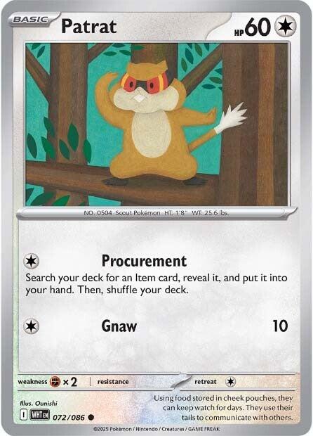 Patrat (072/086) [Scarlet &amp; Violet: White Flare] 
