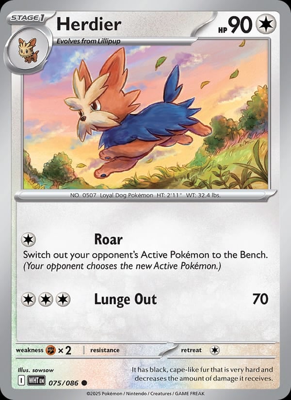Herdier (Poke Ball Pattern)