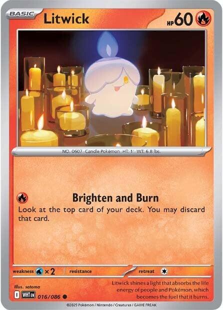 Litwick (016/086) [Scarlet &amp; Violet: White Flare] 