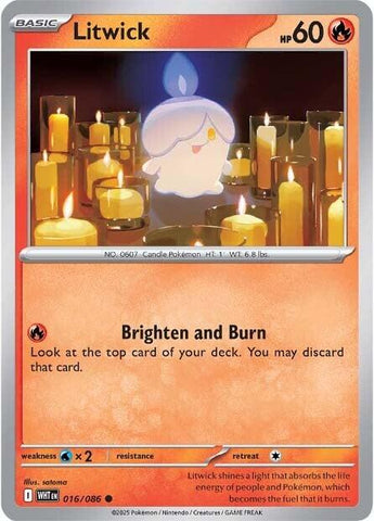 Litwick (016/086) [Scarlet &amp; Violet: White Flare] 
