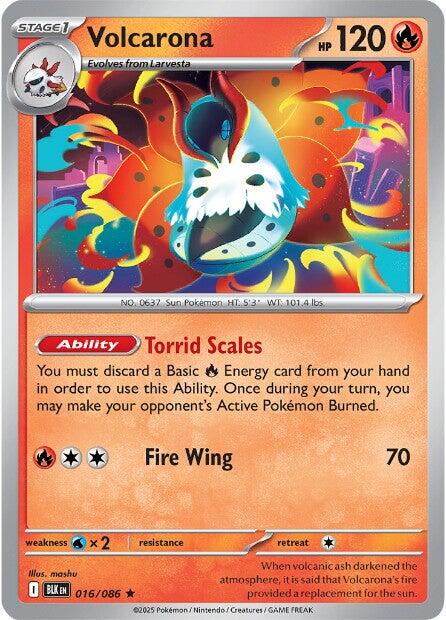 Volcarona (016/086) [Scarlet &amp; Violet: Black Bolt] 