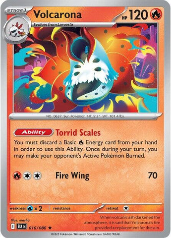 Volcarona (016/086) [Scarlet &amp; Violet: Black Bolt] 