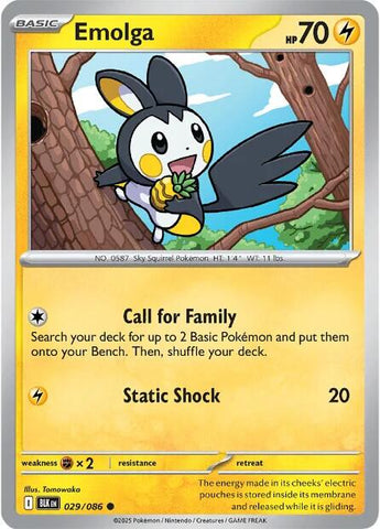 Emolga (029/086) [Scarlet &amp; Violet: Black Bolt] 