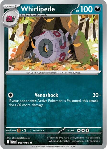 Whirlipede (055/086) [Scarlet &amp; Violet: Black Bolt] 
