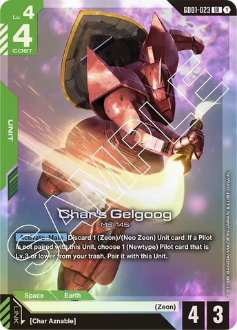 Char's Gelgoog - Newtype Rising (GD01)