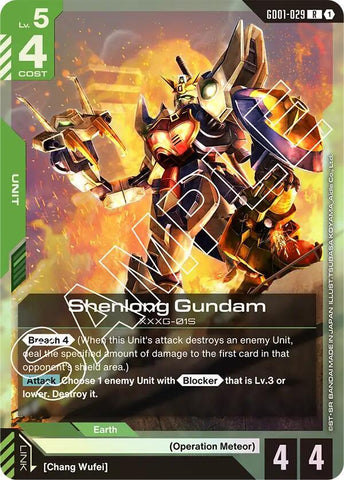 Shenlong Gundam (GD01-029) - Newtype Rising (GD01)