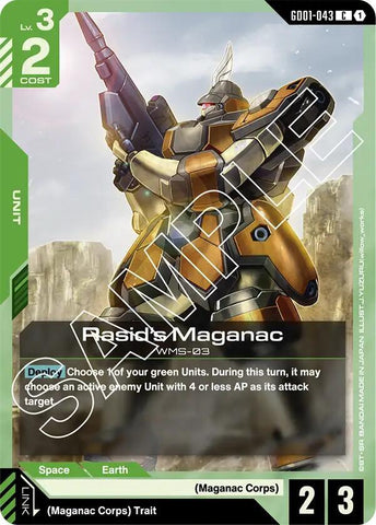 Rasid's Maganac - Newtype Rising (GD01)