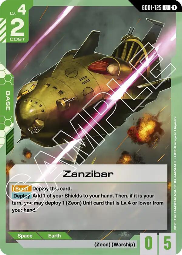 Zanzibar - Newtype Rising (GD01)
