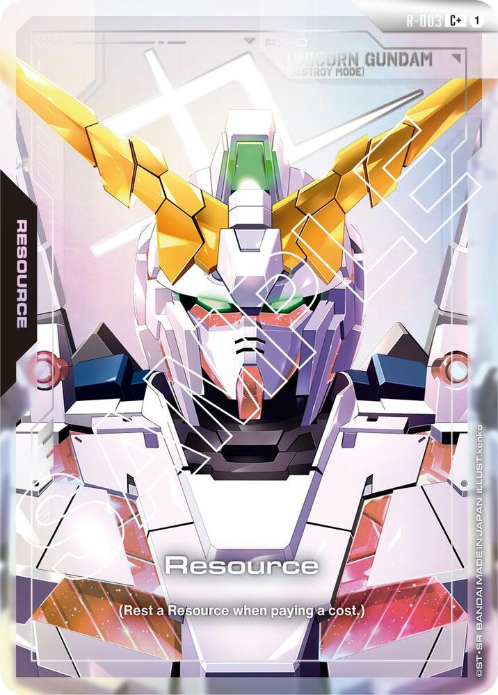 Resource (R-003) (C+) - Newtype Rising (GD01)