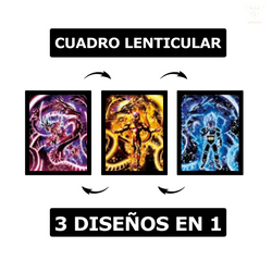 Copy of Cuadro Lenticular - Dragon Ball - Goku, Vegeta y Freezer
