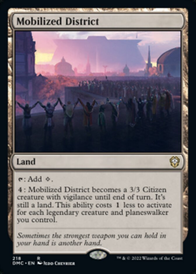 Mobilized District [Dominaria United Commander] 