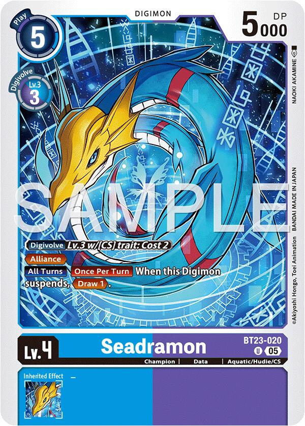 Seadramon [BT23-020] [Hackers' Slumber]