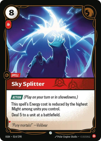 Sky Splitter 014/298 - Origins (OGN)