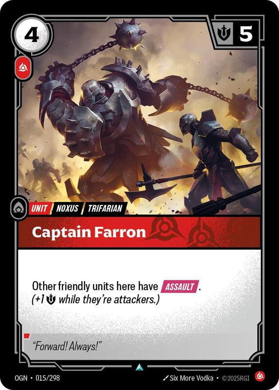 Captain Farron 015/298 - Origins (OGN)