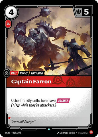 Captain Farron 015/298 - Origins (OGN)
