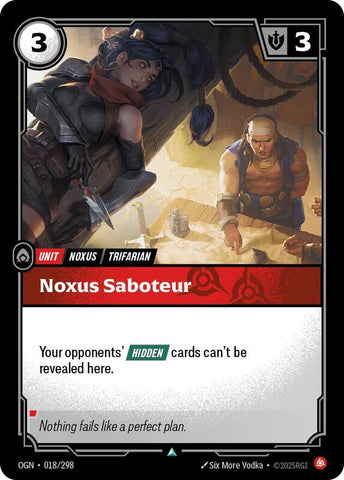 Noxus Saboteur 018/298 - Origins (OGN)