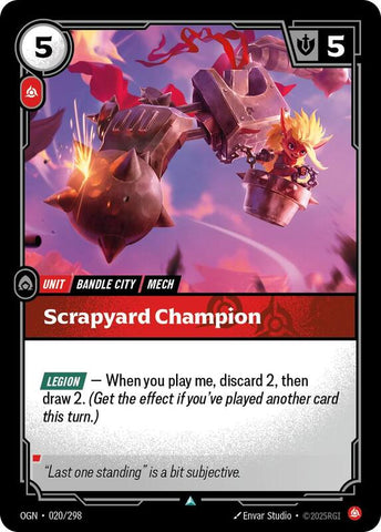 Scrapyard Champion 020/298 - Origins (OGN)