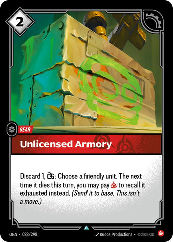 Unlicensed Armory