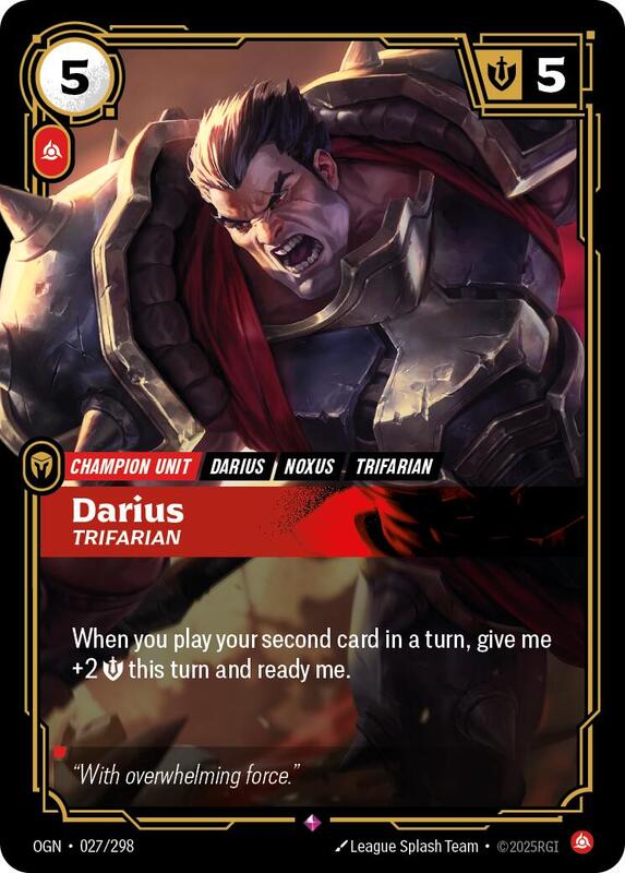 Darius - Trifarian 027/298 - Origins (OGN)