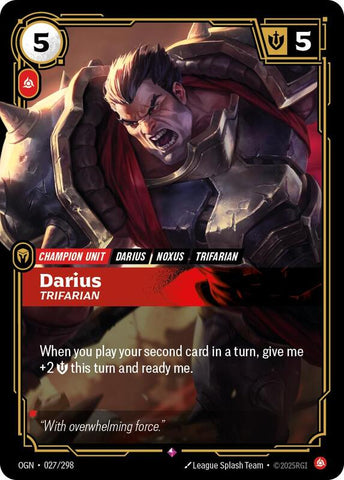 Darius - Trifarian 027/298 - Origins (OGN)